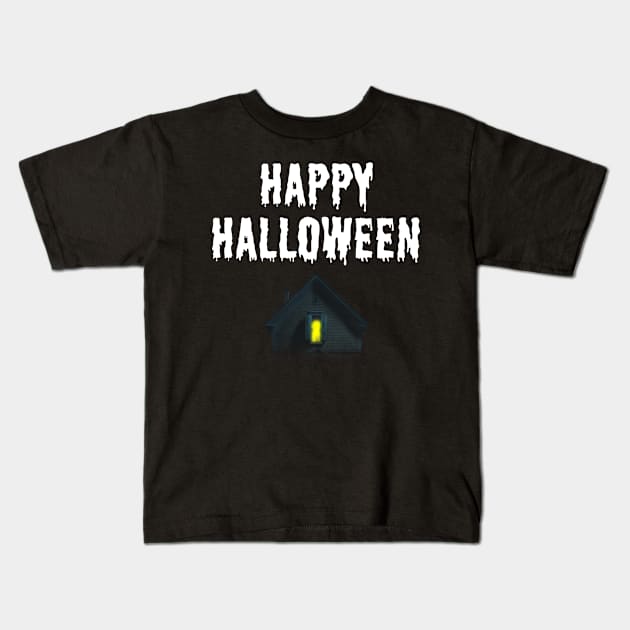 Happy Halloween Kids T-Shirt by ShopBuzz